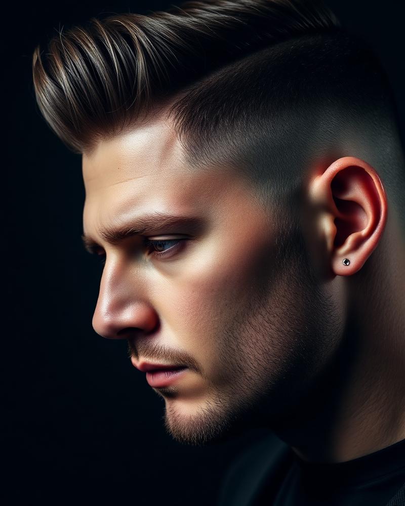 Textured cut and skin fade