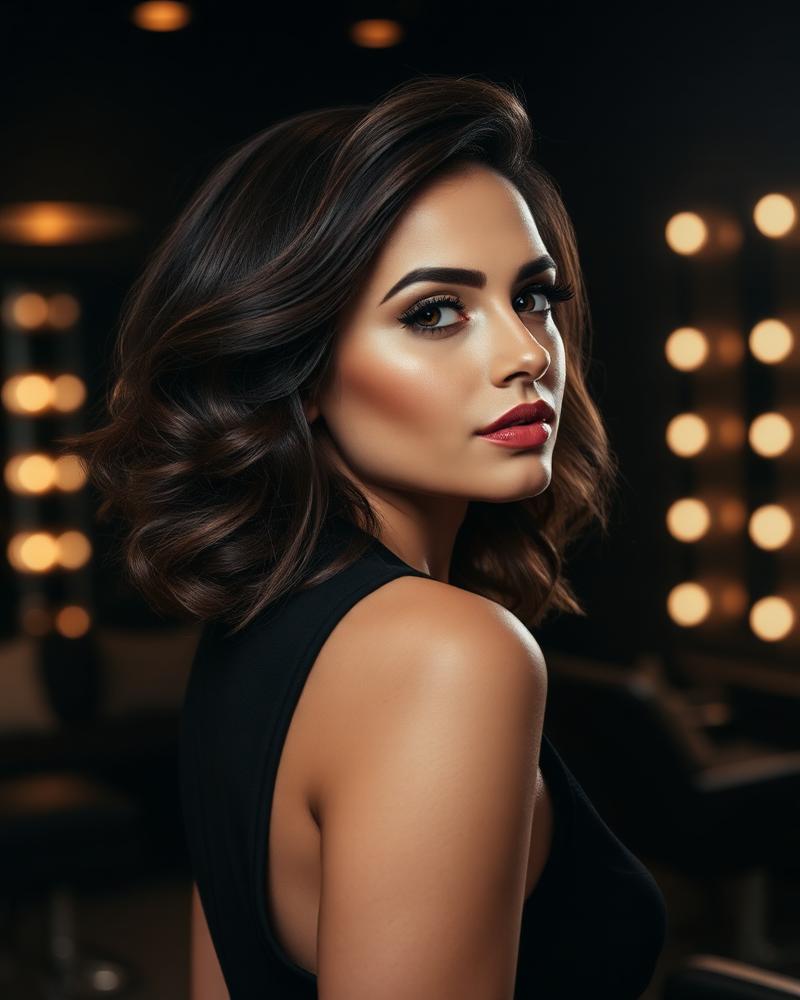 Salon cut, color and style